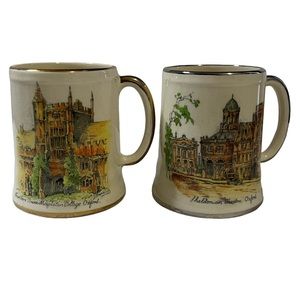 SANDLAND WARE SET OF 2 VINTAGE MUGS